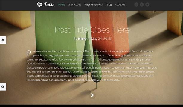 Fable WordPress Theme