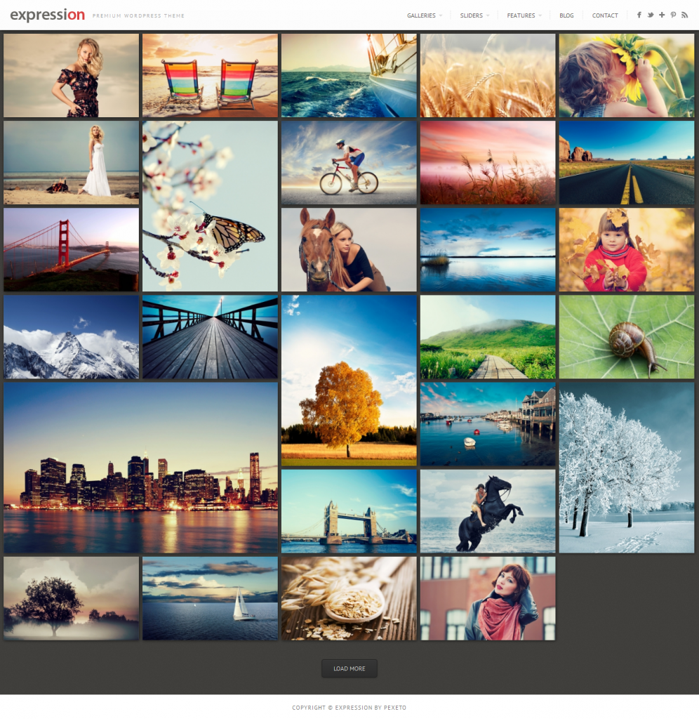 Expression: Photography Responsive WordPress Theme