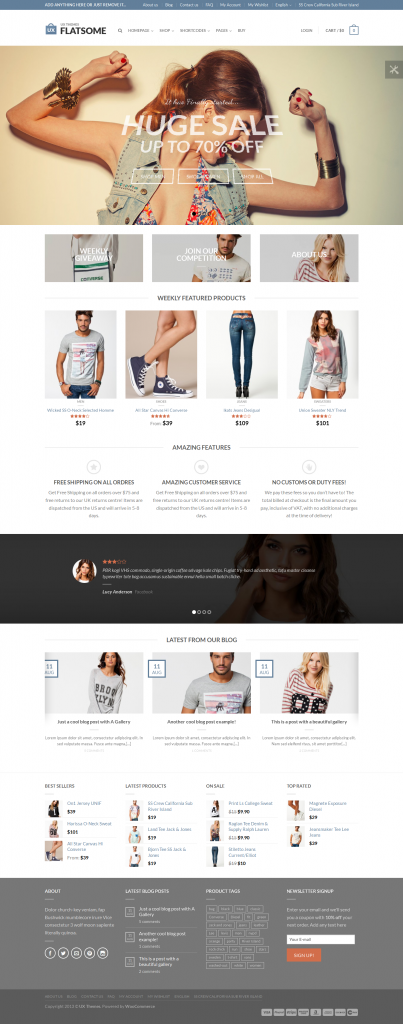 Flatsome: Responsive WooCommerce Theme 