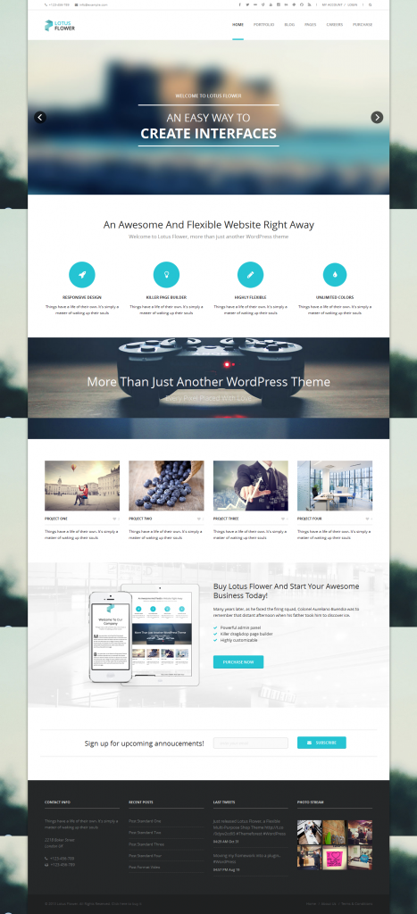 Lotus Flower: Flexible Multi-Purpose Shop Theme