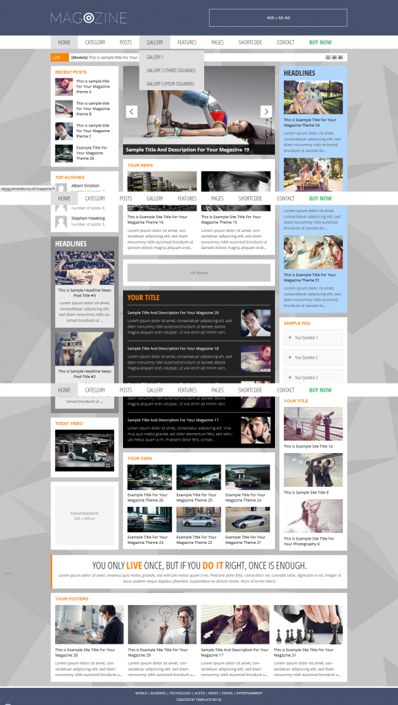 Magazine: WordPress Magazine Theme