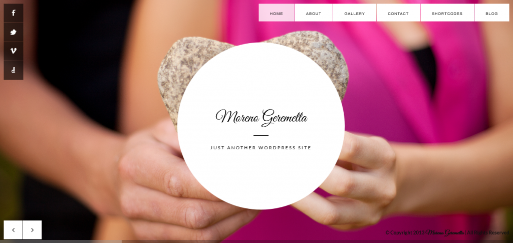 Moreno: Responsive Wedding WordPress Theme