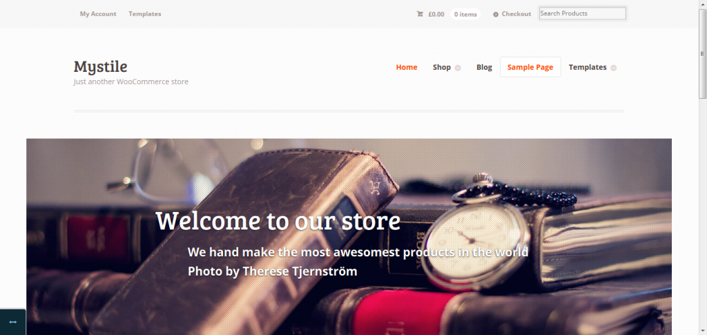 Mystile: Free eCommerce WordPress Theme