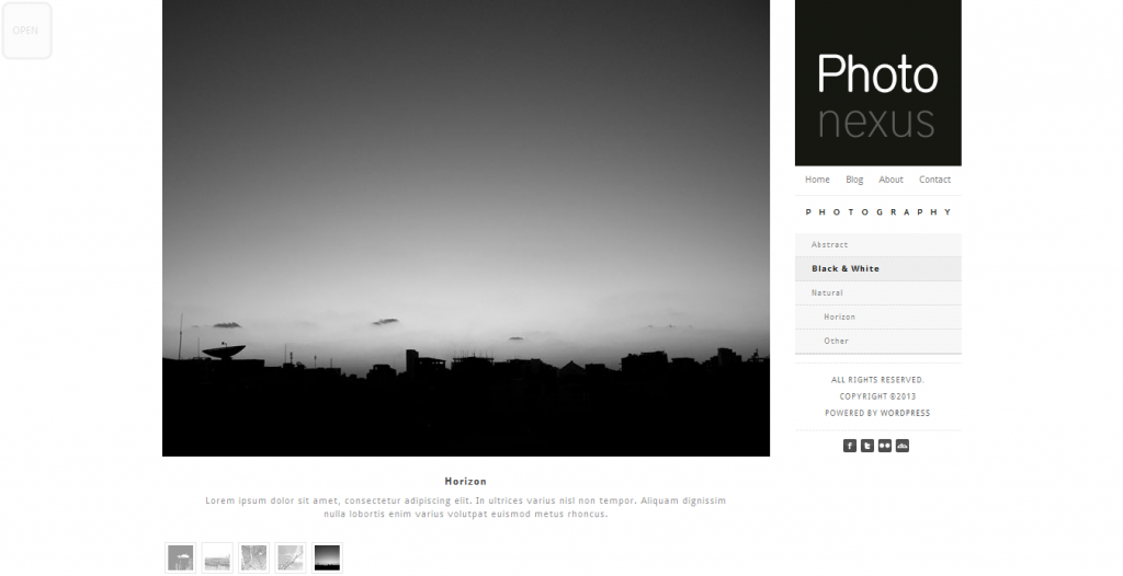 Photo Nexus: WordPress gallery 2 in 1