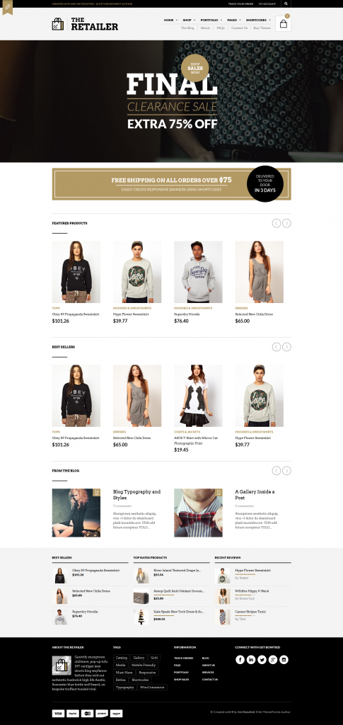 The Retailer: Retina Responsive WooCommerce Theme