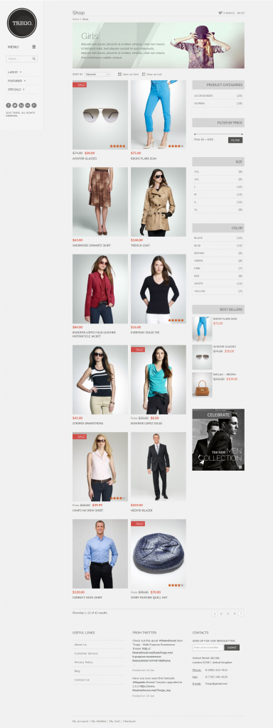 Trego: Ultimate Responsive Woocommerce Theme