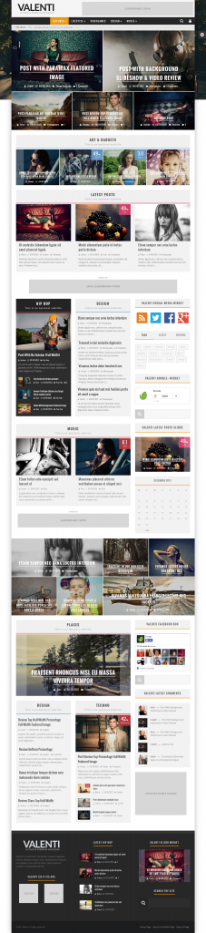 Valenti: WordPress HD Review Magazine News Theme