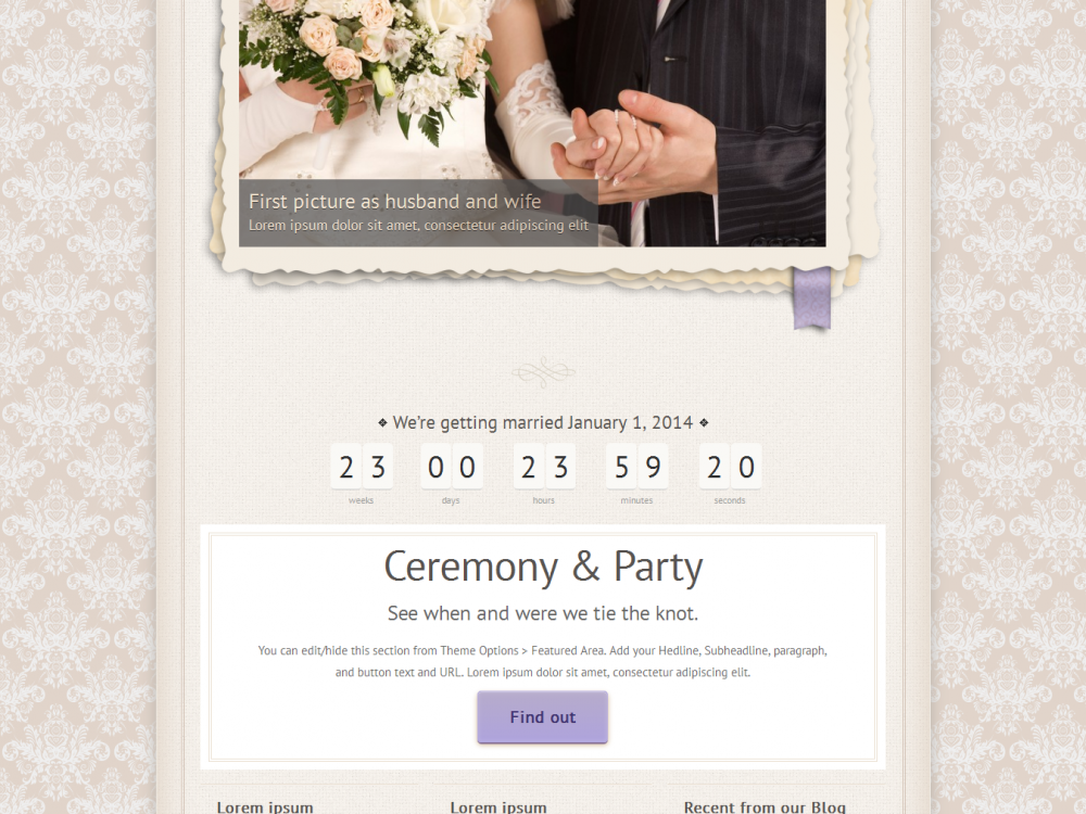 Vintage: Wedding Theme