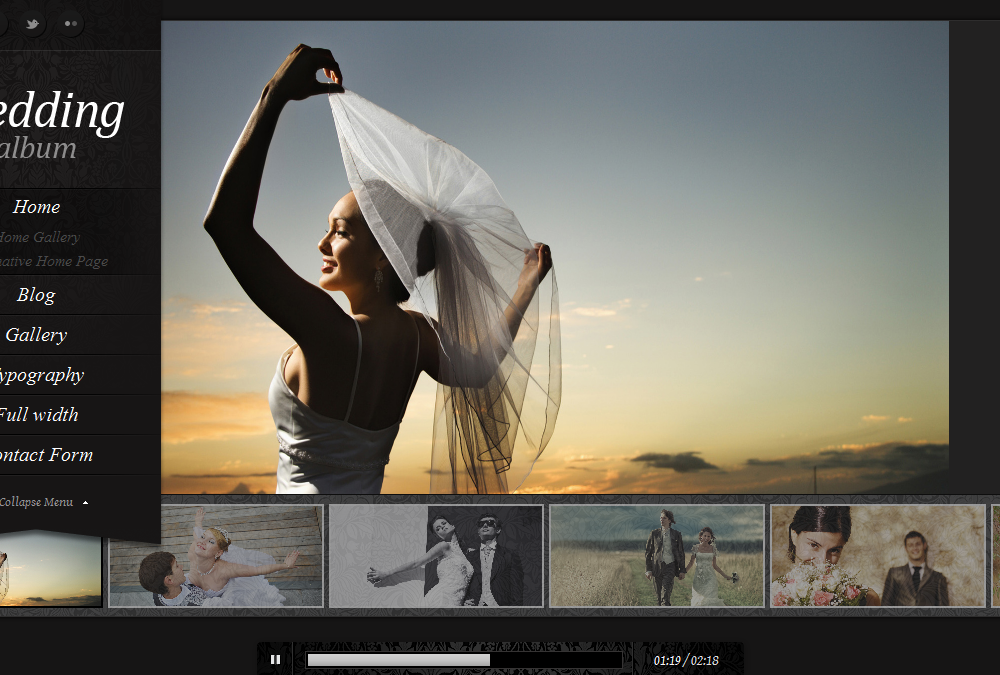 Wedding Album: Premium Wordpress Theme