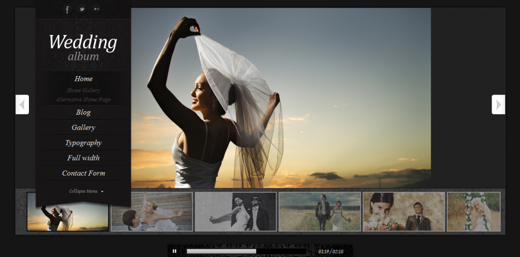 Wedding Album: Premium WordPress Theme